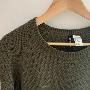Green olive H&M sweater
